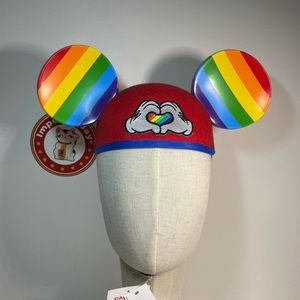 Disney Parks Rainbow Mickey Ears Hat